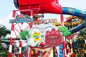 Zombieland Zone Columbia Pictures Aquaverse ใกล้ Grand Bangsaray