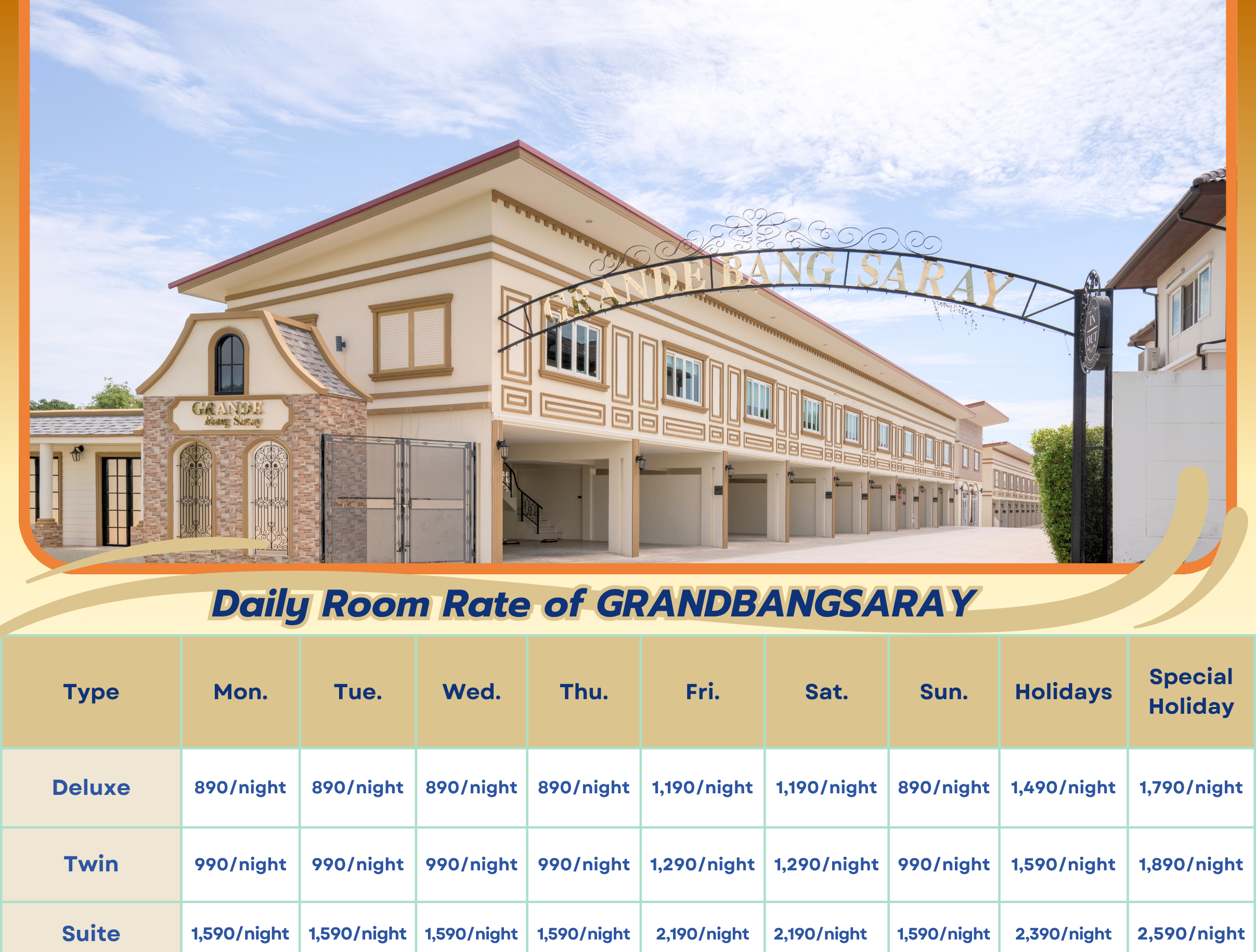 Room Rate GBS